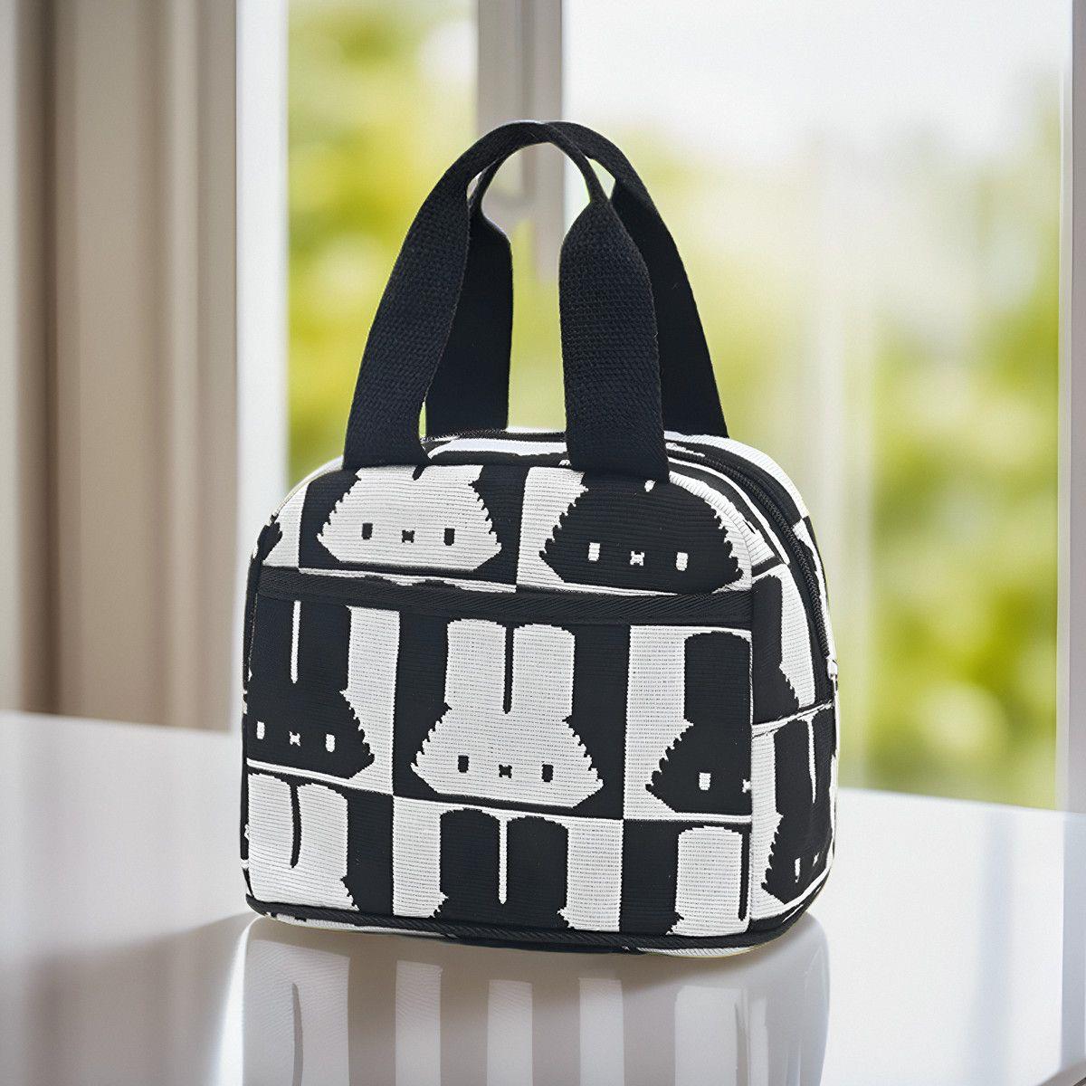 上班族保温手提布包妈咪便当饭盒加厚手提袋带饭学生铝箔隔热饭袋