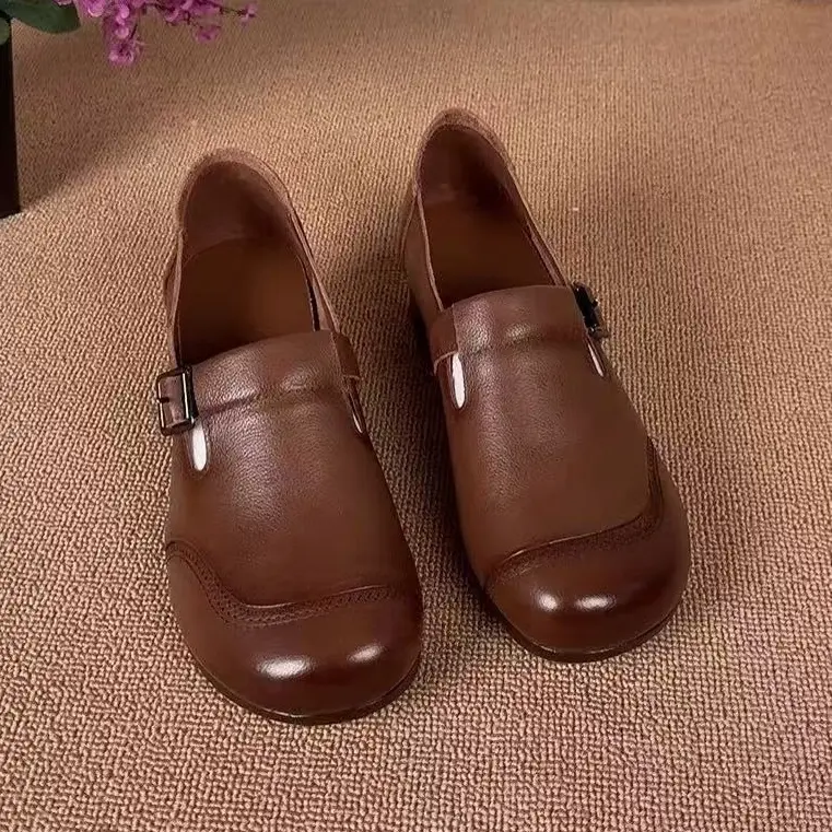 大美甄选精品复古春季软底单鞋