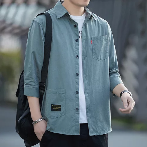 好衣郎精品男装高档纯棉衬衫外套