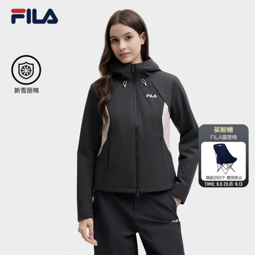 FILA斐乐女士连帽棉服