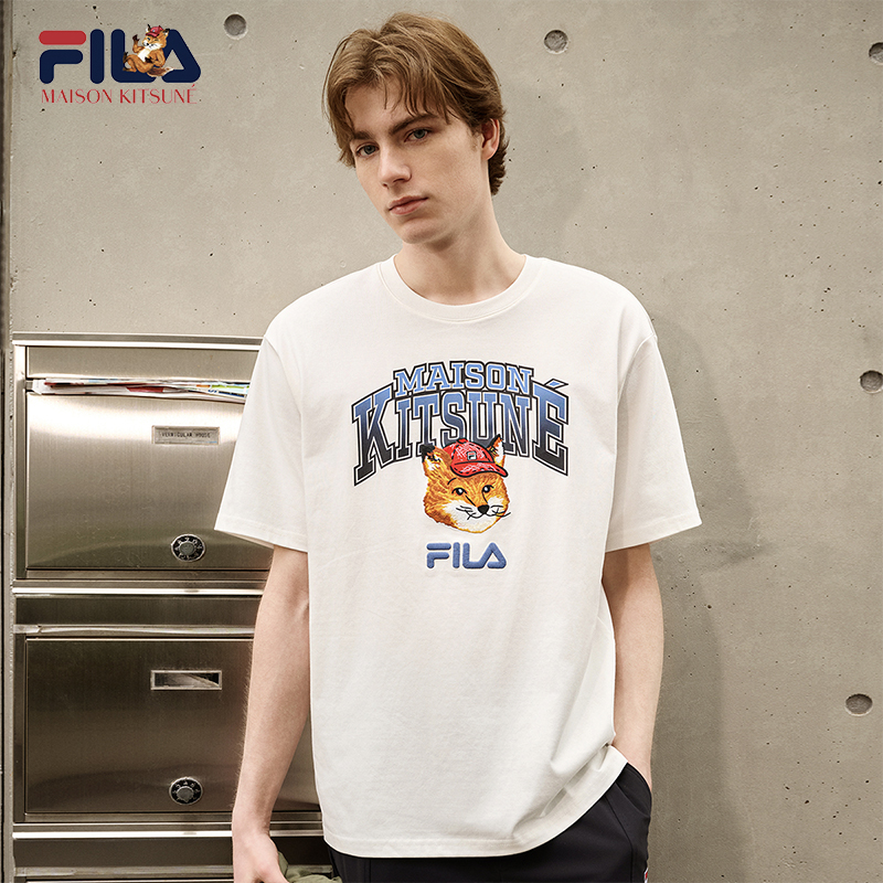 FILA斐乐情侣休闲短袖T恤