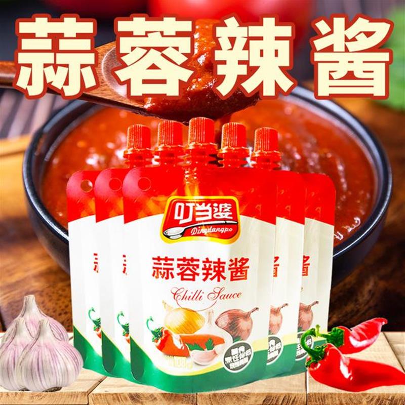 蒜蓉辣酱108g/5袋烧烤肉腌