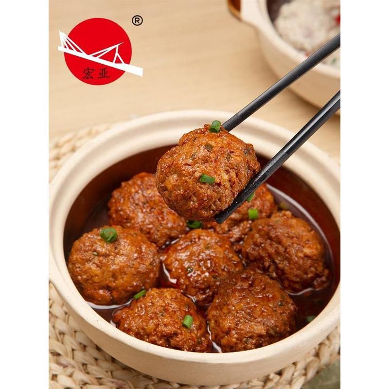新货扬州特产狮子头肉丸袋