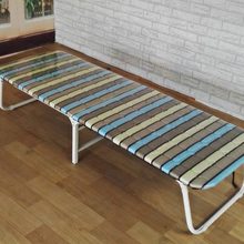 折叠床简易单人床铁艺板床1米90公分宽午睡床便携式80cm儿童小床