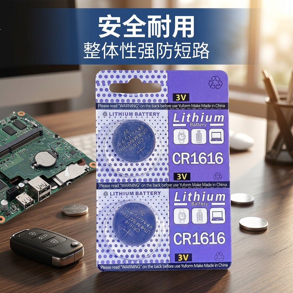 CR1616/3V纽扣电池车钥匙遥控器