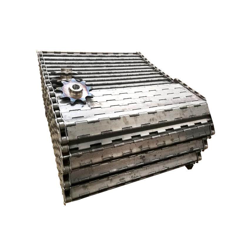 重型碳钢链板机床排屑机04不锈钢输送链条制作冲孔耐磨耐用