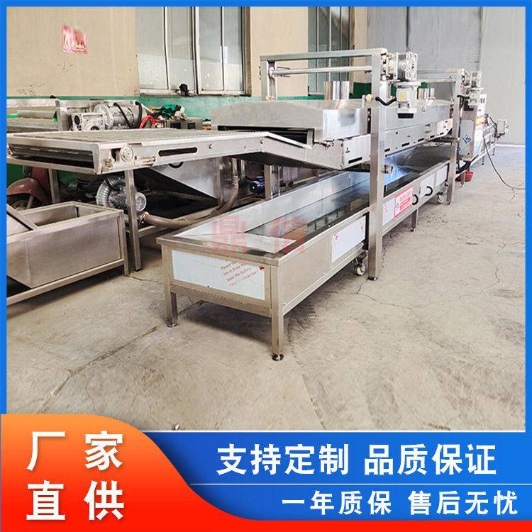 自动控温 油炸豆腐片油炸线 炸豆腐干油炸设备 海鲜油炸生产线