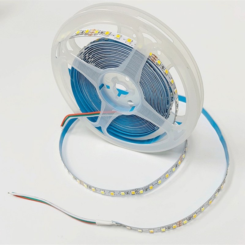 LED灯带2835双色温5V软灯条12V/24v白+暖白光调光调色120灯/180珠