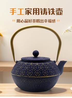 北欧铸铁茶壶家居烧水煮茶茶器客厅现代创意时尚居家装饰品摆件