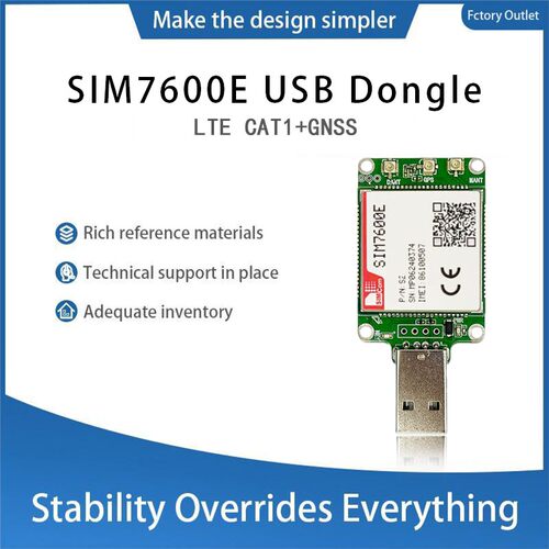 SIM7600E SIM7600G SIM7600NA SIM7600E-L1C USB Dongle支持GNSS