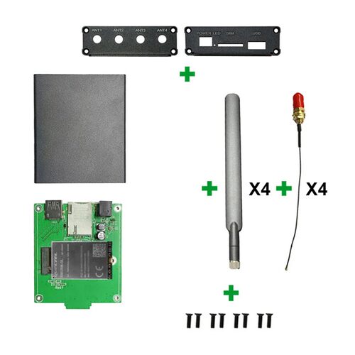 5G模块转接板带外壳5G USB modem适用於移远广和通不含模块