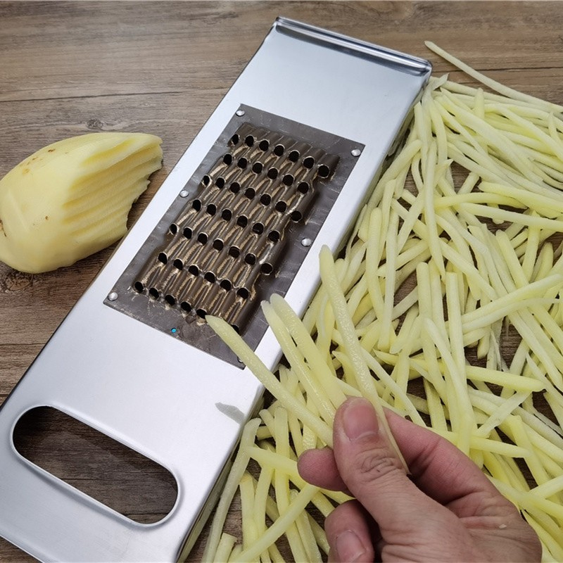 华诚不锈钢插丝板萝卜丝刨丝器洋芋擦擦工具老式铜刨菜刨子插丝器