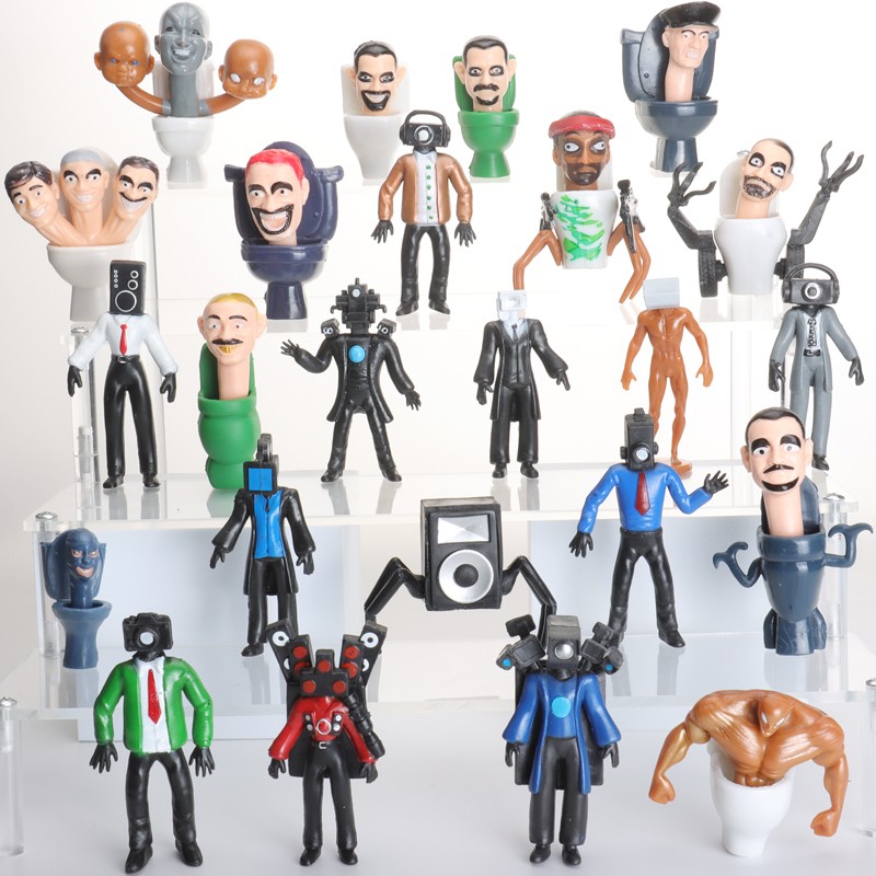 马桶人和监控人手办的玩具大战对战人偶vs玩偶娃模型公仔男女礼物