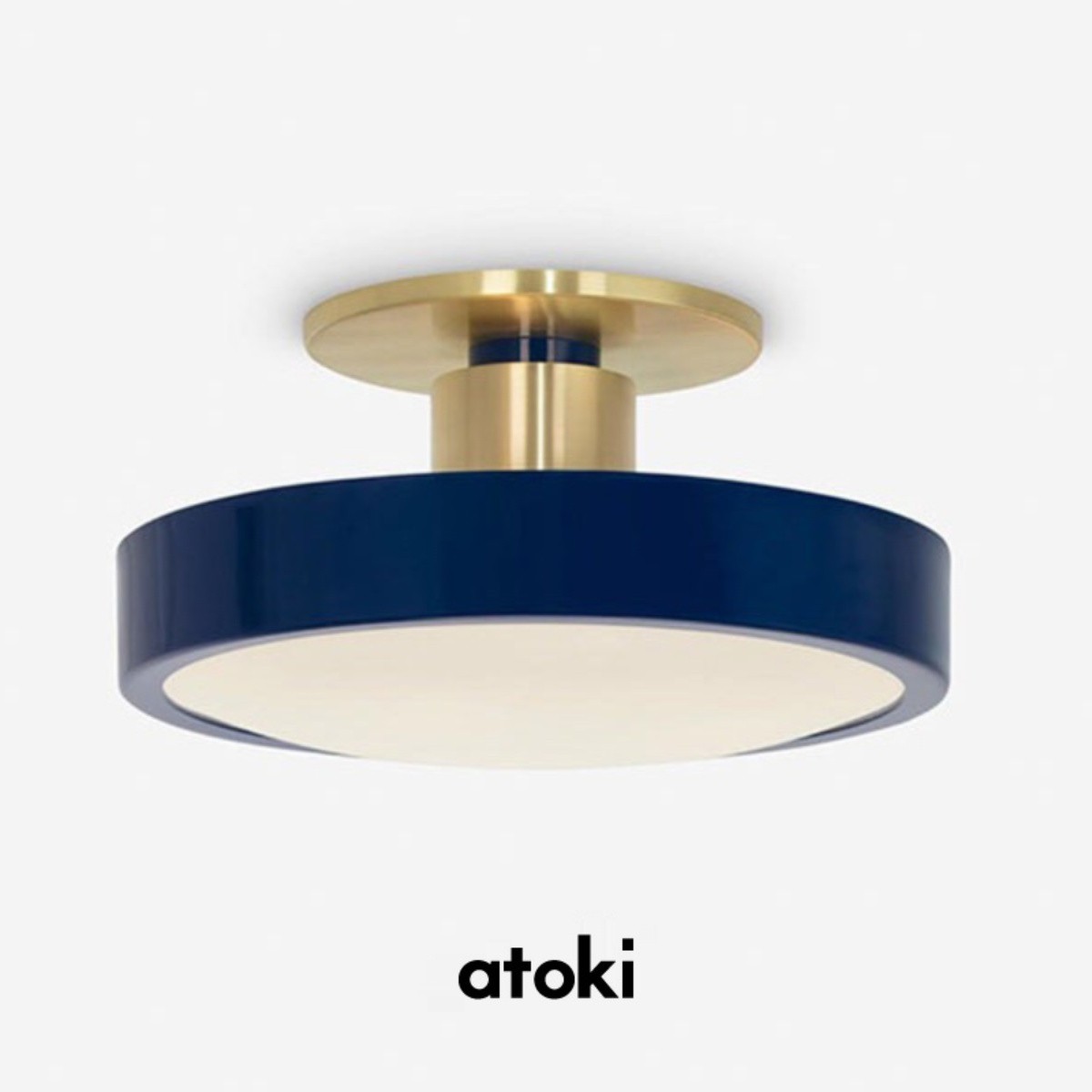 Ra=97吸顶灯全光谱atoki奶油led客厅法式复古卧室儿童房蓝色阳台