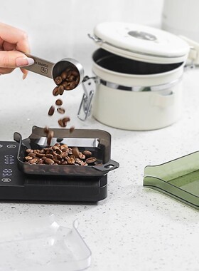 COFFEE PLUS 秤豆盘咖啡称豆量豆盘烘焙样品生豆展示盘分装收纳