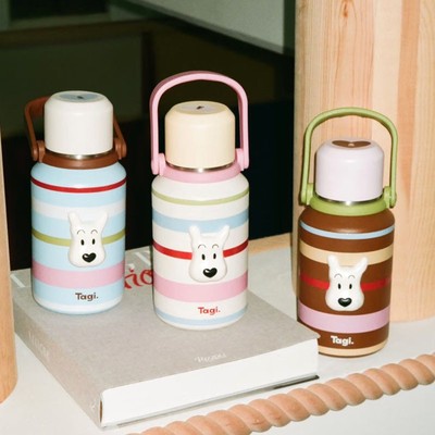 Tagi.大容量保温杯女生可爱高颜值316不锈钢水壶便携随行水杯子