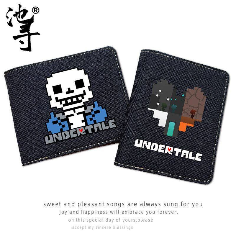 池寻周边传说之下undertale学生钱包男女个性钱夹卡包生日礼物INS