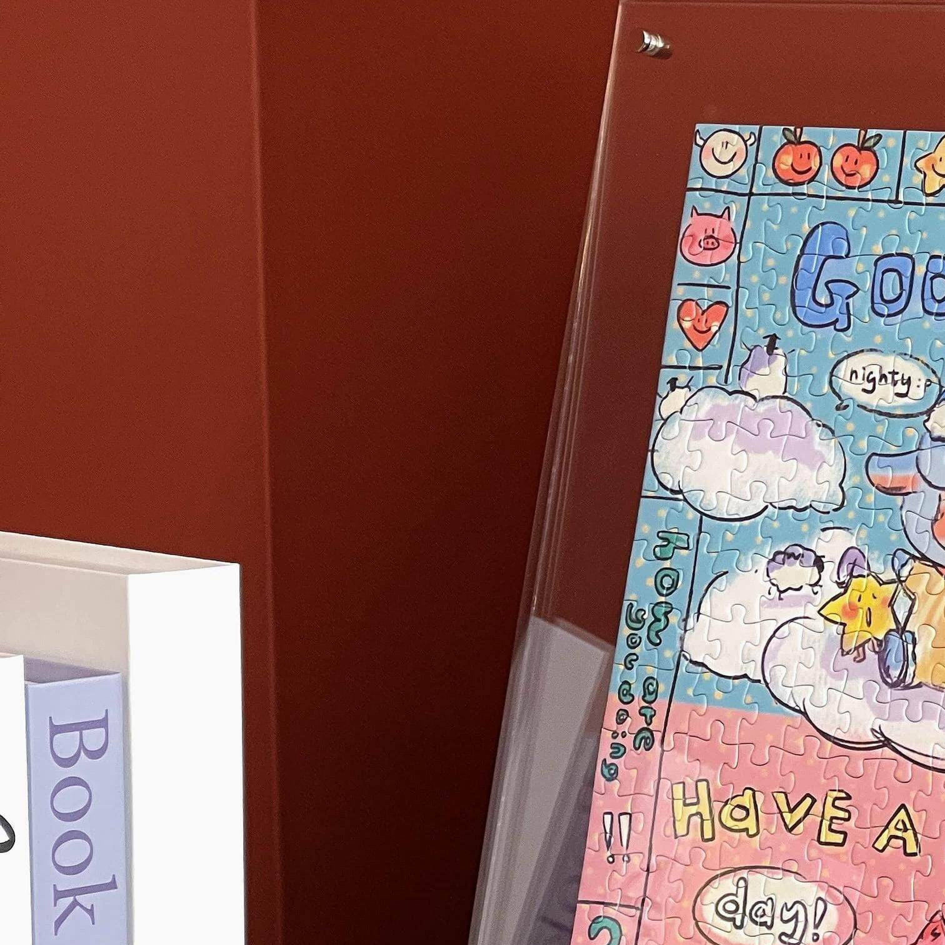 Ber拼图300片小片数糖果系列Nighty Night晚安生日礼物解压小铁盒