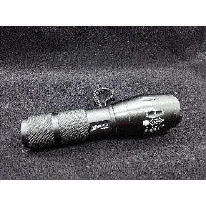 T6强光手电筒LED远射迷你变焦探照灯家用户外骑行