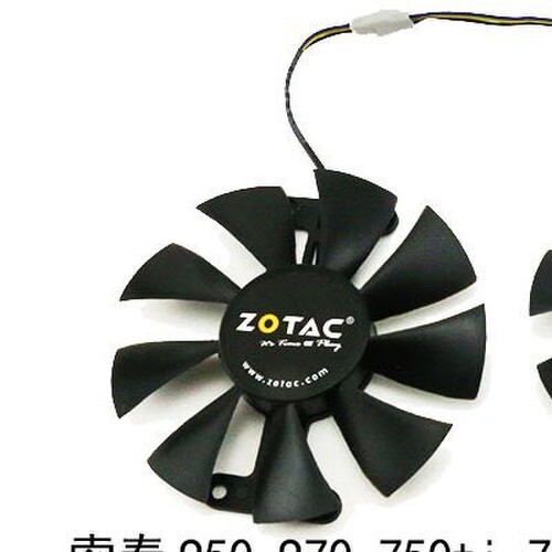 索泰/ZOTAC GTX950 970 750ti 760 霹雳版 HA 显卡代用风扇 全新