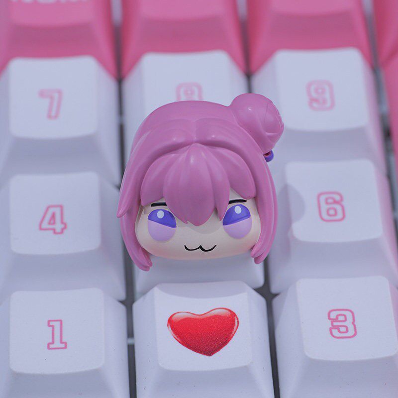 Doro表情包抽象搞怪可爱客制化创意玩偶个性机械键盘单颗通用键帽