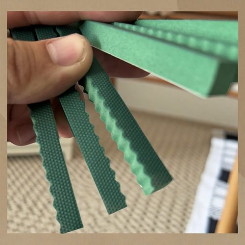 众兴力橡胶材质钻石绿刀版刀模全自动模切机海绵弹垫65度高弹高密