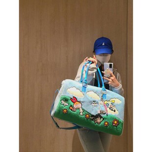 Dills kill The Powerpuff Girls飞天小女警童趣大容量手提袋包包