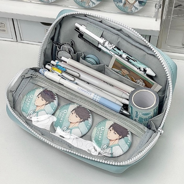 STILLWAWOO小食量笔袋吧唧痛包多功能大容收纳二次元学生文具袋