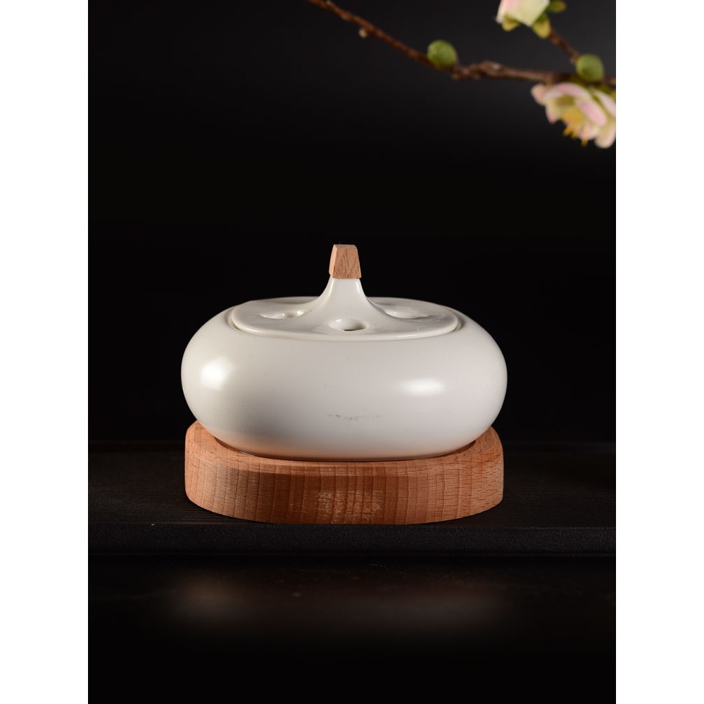 陶瓷定时调温电子香炉家用沉檀香粉香丸精油香熏卧室内客厅电香炉