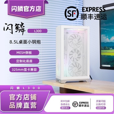 闪鳞L300机箱立式便携式ITX手提TYPECmini台式机主机箱超迷你