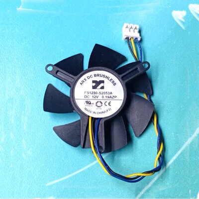 FS1250-S2053A GTX1050 1050Ti 1650OC显卡风扇12V 孔距39MM