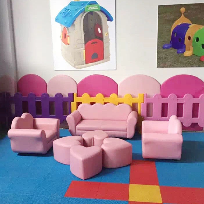 中心幼儿园套装组合儿童沙发座椅阅读区角娃娃家宝宝小沙发凳