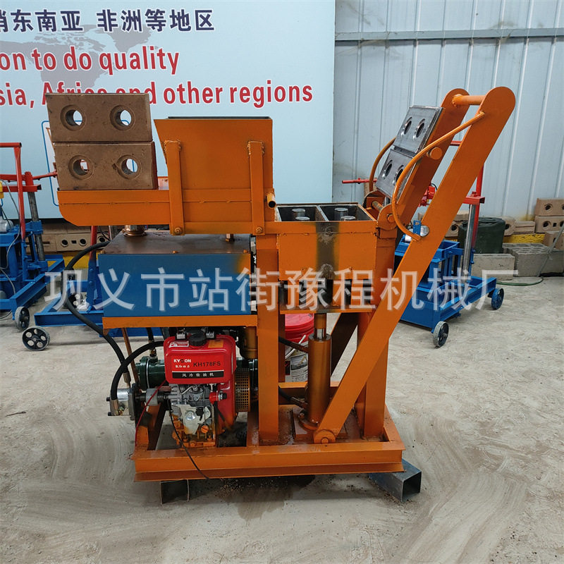 电动黏土砖机供应商电动粘土打砖机家用手压连锁积木 砖块设备