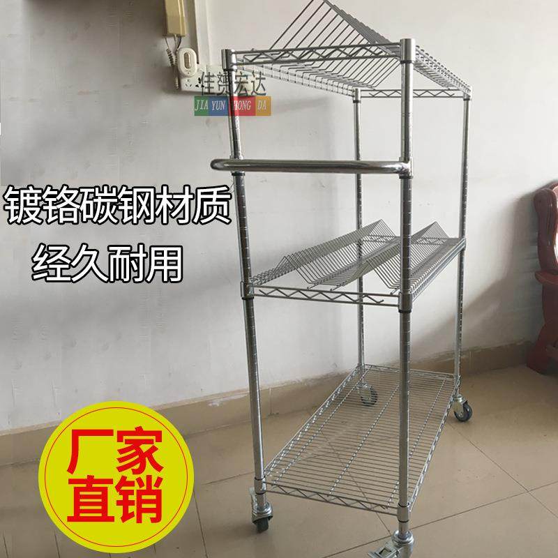 SMT物料车防静电料盘货架镀铬架深圳货架双峰货架工厂周转车