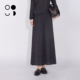 WZWJ 未知未觉亚麻羊毛混纺垂感松紧腰显瘦休闲半身裙W613Q14604