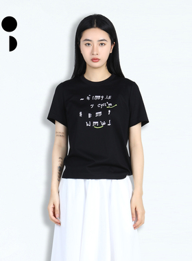 WZWJ/未知未觉2025夏装新品T恤W526T11518