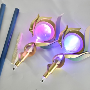 英雄联盟LOL cos 灵魂莲华拉克丝 cosplay道具法杖