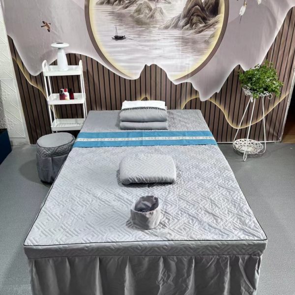 泰式按摩有洞床罩1.2床足浴足疗美容床四件套加厚按摩床理疗床单