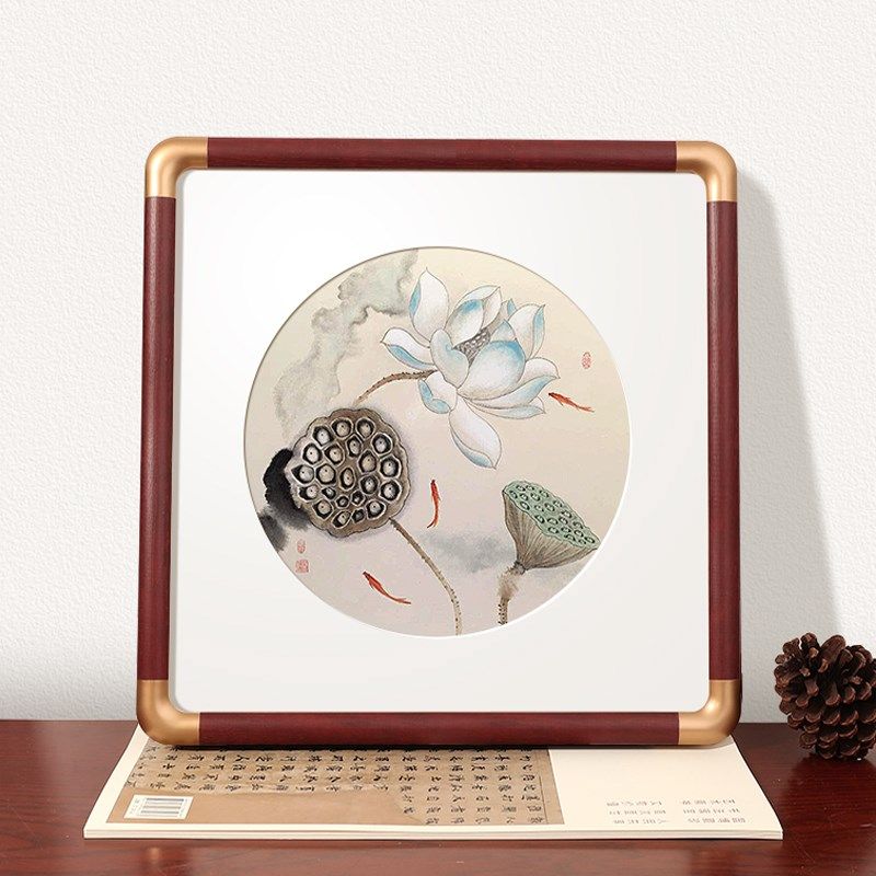 正方形拼图画框装裱框架工笔画十字绣外框相框挂墙实木质镜框定制,家居饰品,相框/画框,淘宝优惠券,粉丝福利购,淘宝优惠卷