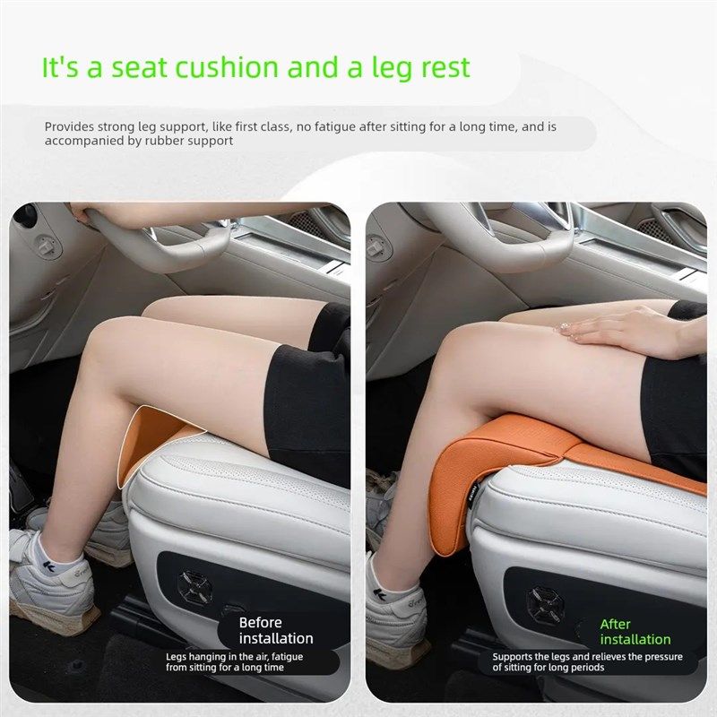 高级感汽车腿托坐垫主副驾延长支撑座椅垫超薄透气凉垫四季通用,汽车用品/电子/清洗/改装,其他内饰/驾乘用品,淘宝优惠券,粉丝福利购,淘宝优惠卷