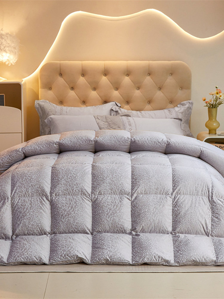 自充绒半成品羽绒被壳被套自制专用内胆套自己填充羽绒被套防钻绒