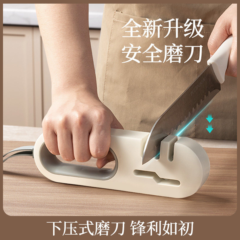 山姆推荐日本磨刀神器家用开刃工具快速磨菜刀厨房剪刀磨刀石专业