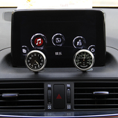 夜光时钟汽车车用电子表车内钟表钟电子钟石英表车载温度计电子钟