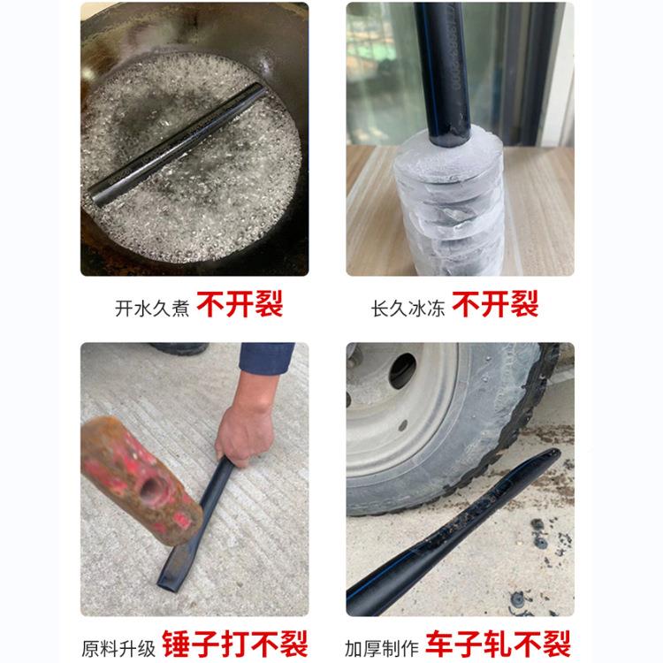 573PE水穿线管黑色塑料聚乙烯2盘0管16公斤100米市管网政改造PE给 - 实物图