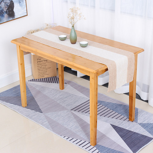 餐桌椅组合餐桌小户型饭桌简易实木简约现代长方形吃饭桌子