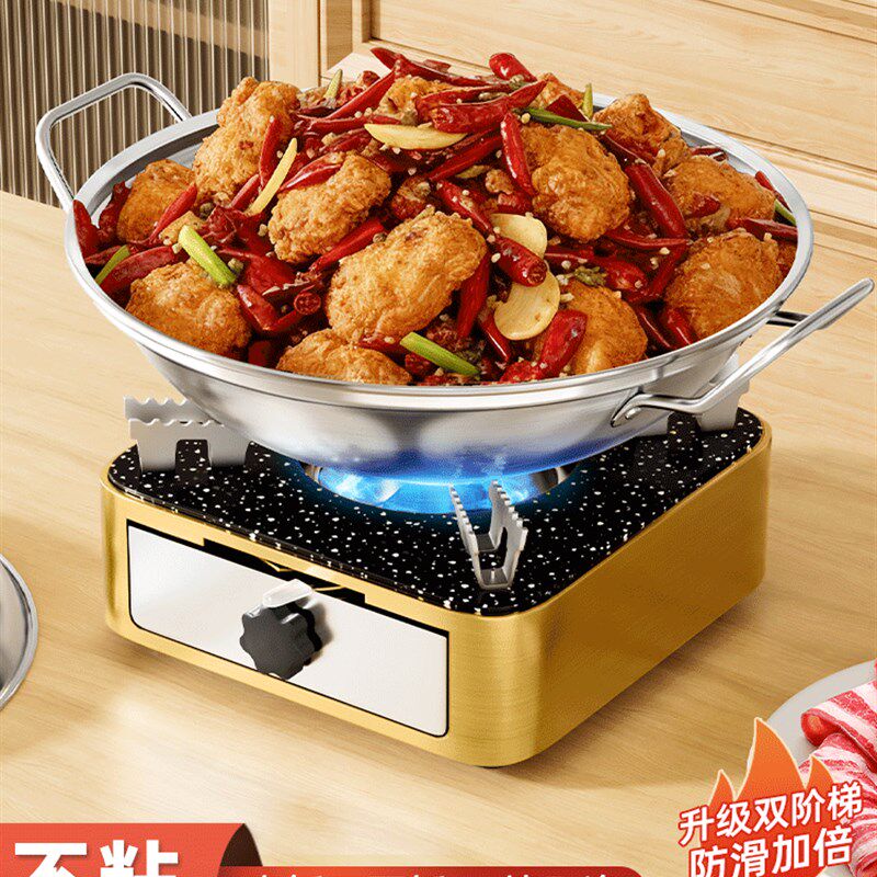 固体酒精炉小火锅干锅锅具饭店专用炉子底座锅仔一套炉灶商用