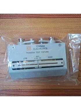 询价原装同惠TH26005A电桥LCR 四端测试夹具同于TH26001A元器件测