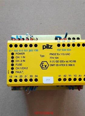 【议价】PiLZ皮尔兹继电器PNOZ Ex 115VAC 77410【美嘉】