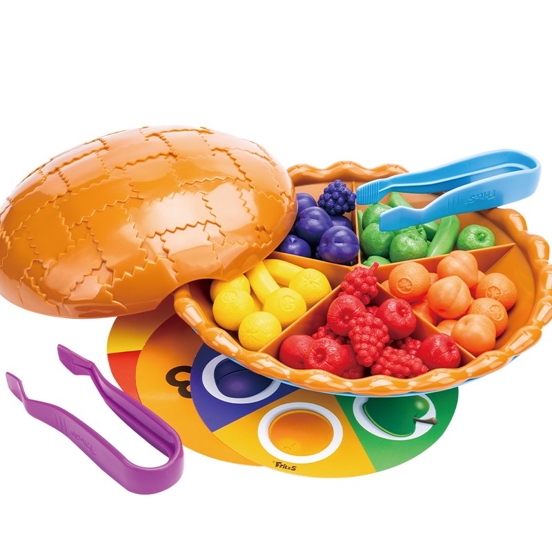FritzS仿真水果蔬菜精细动作训练教具儿童过家家女孩早教益智玩具
