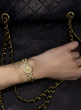 我们LINYU 手表手镯满钻手环（店主实拍 ）